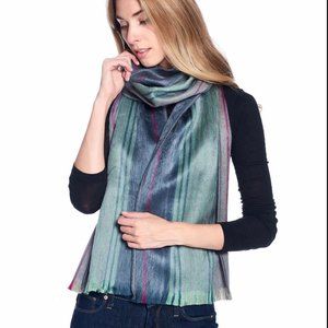 *NWT* Shupaca Alpaca Fringe Scarf in Wild Wasabi